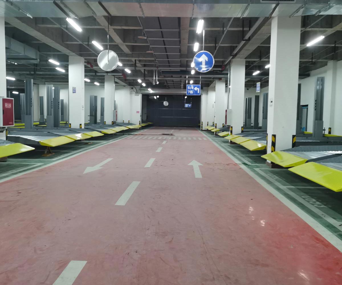 兩層升降橫移停車庫安裝