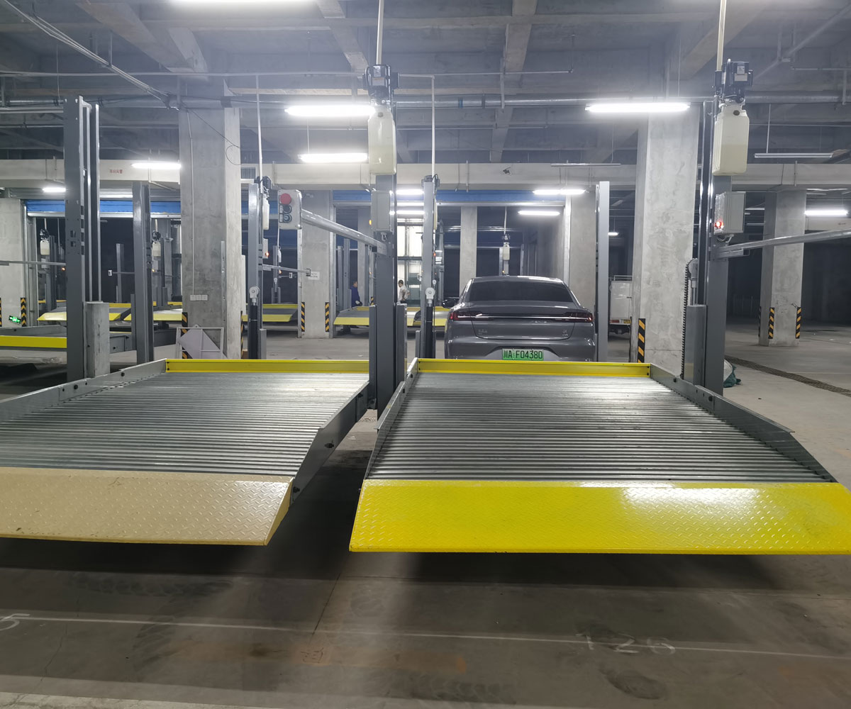 騰沖兩層升降平移立體停車設備改造