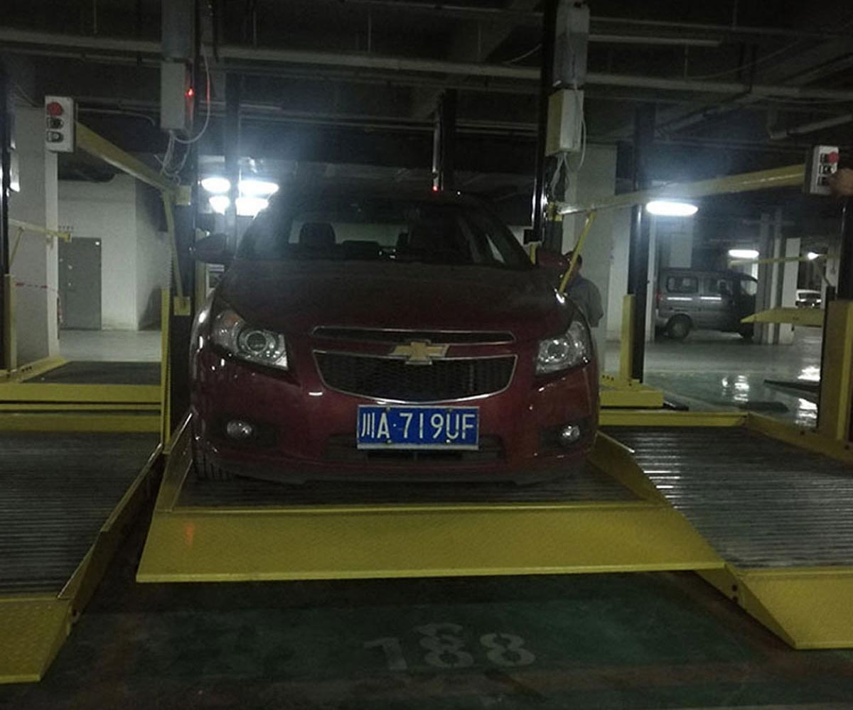 雙柱簡易升降立體車庫停車設備過規劃