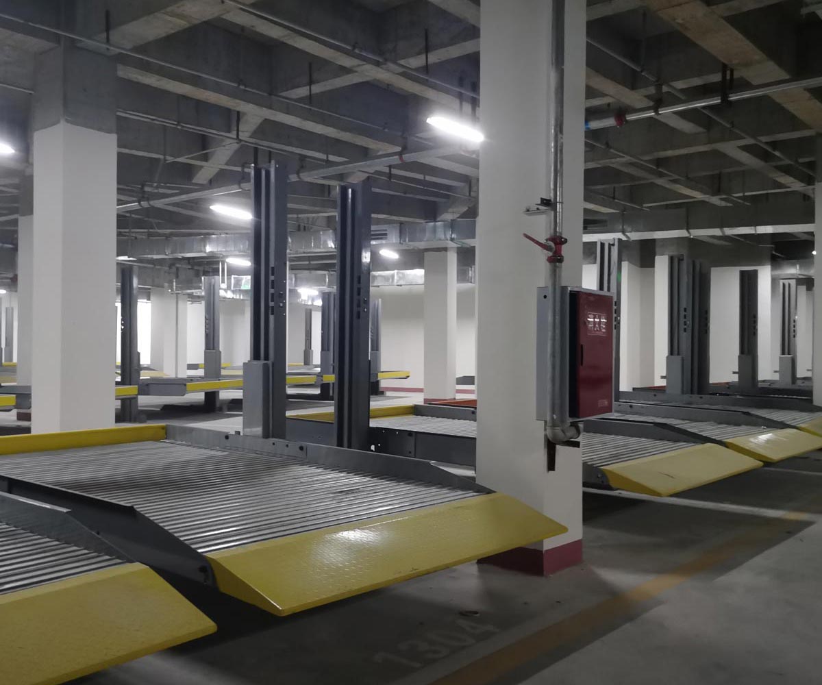 永仁兩層升降平移機(jī)械式立體車庫收購