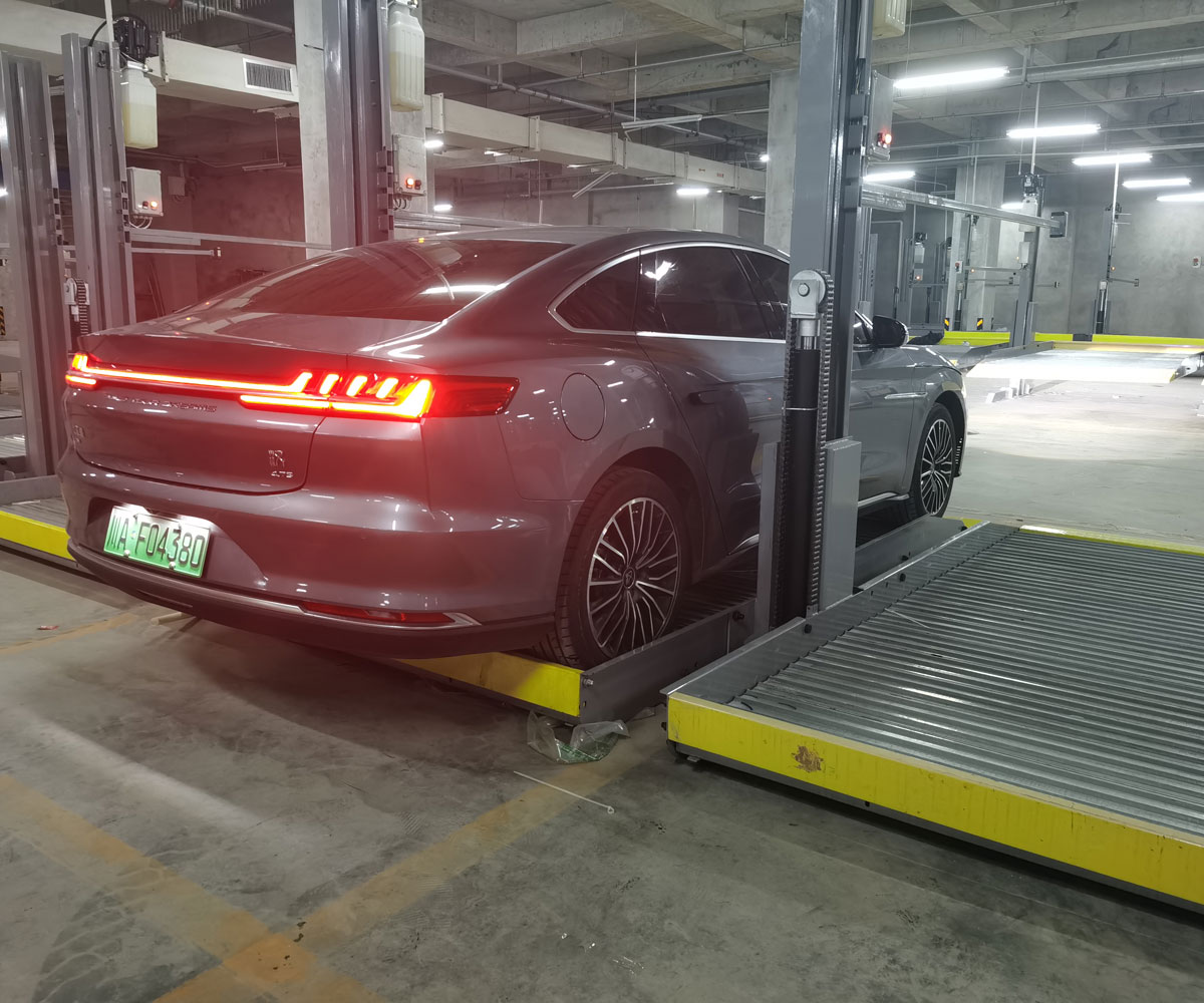 尋甸兩柱簡易升降類立體停車拆除