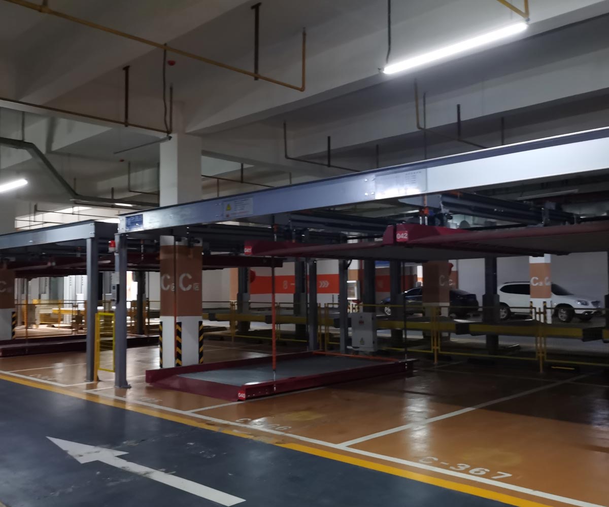 彌勒PJS四柱簡易升降機械式停車設備