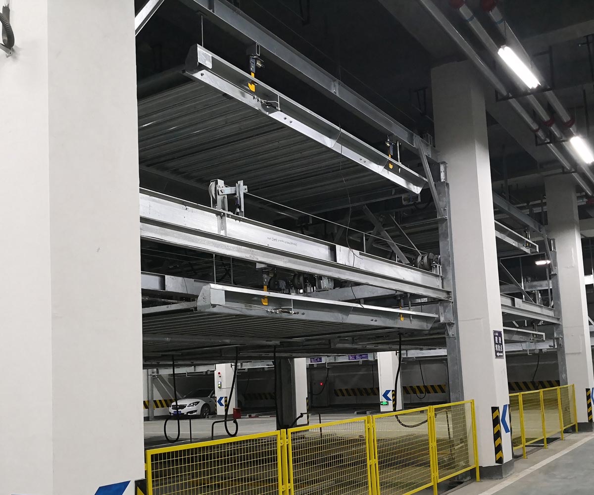 硯山小區升降橫移式機械停車場