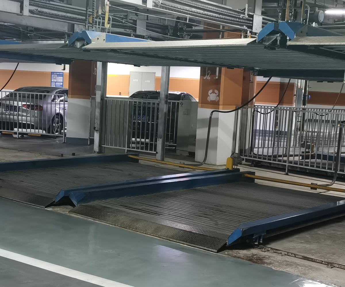 思茅負二正二地坑式PSH4D2四層升降橫移機械式停車設備