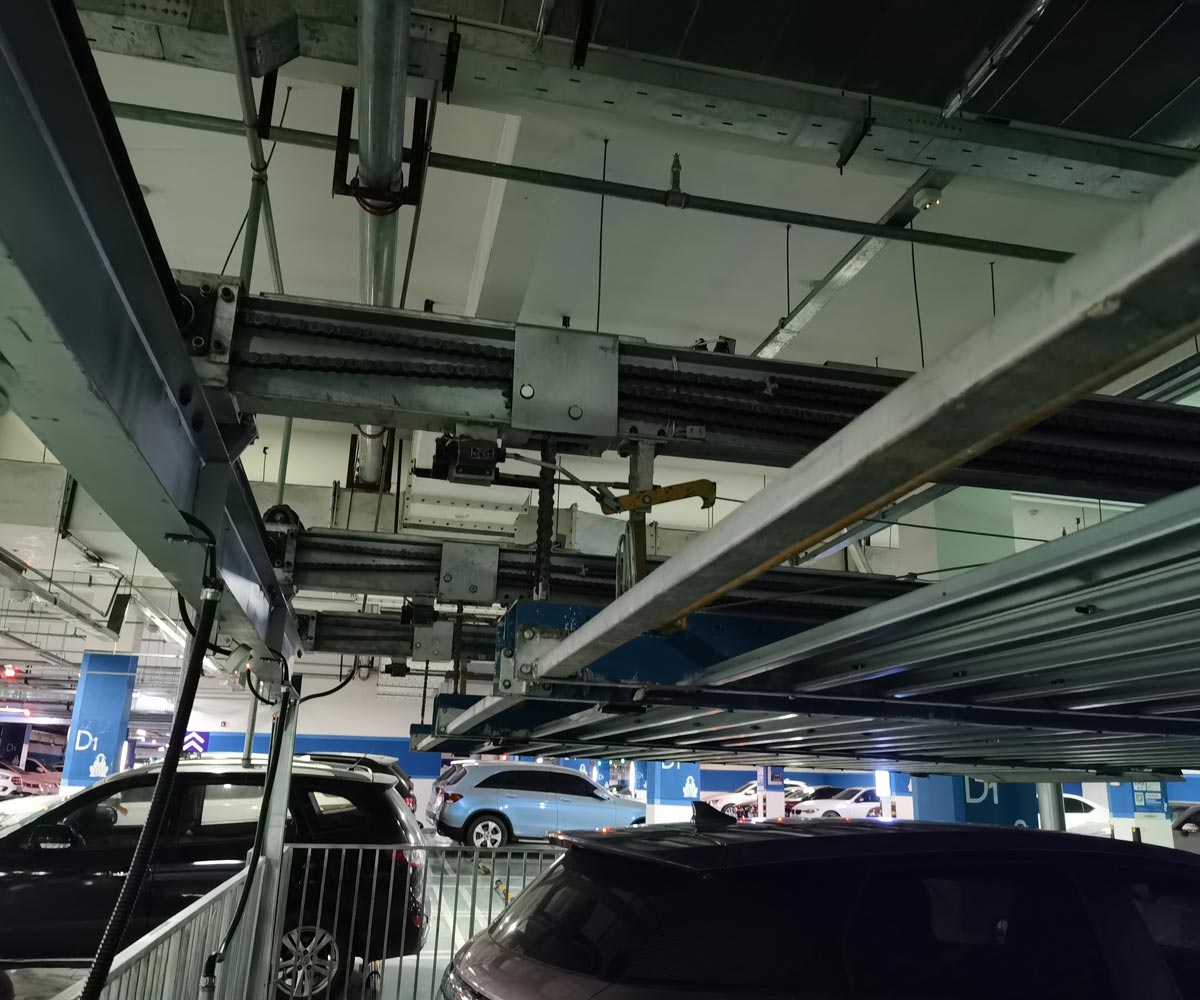 貢山PSH2二層升降橫移機械式停車設備