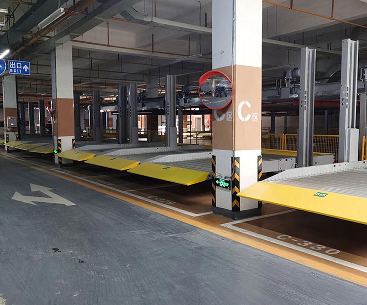 陜西地下車庫的建造方法及井筒式地下立體車庫的原理